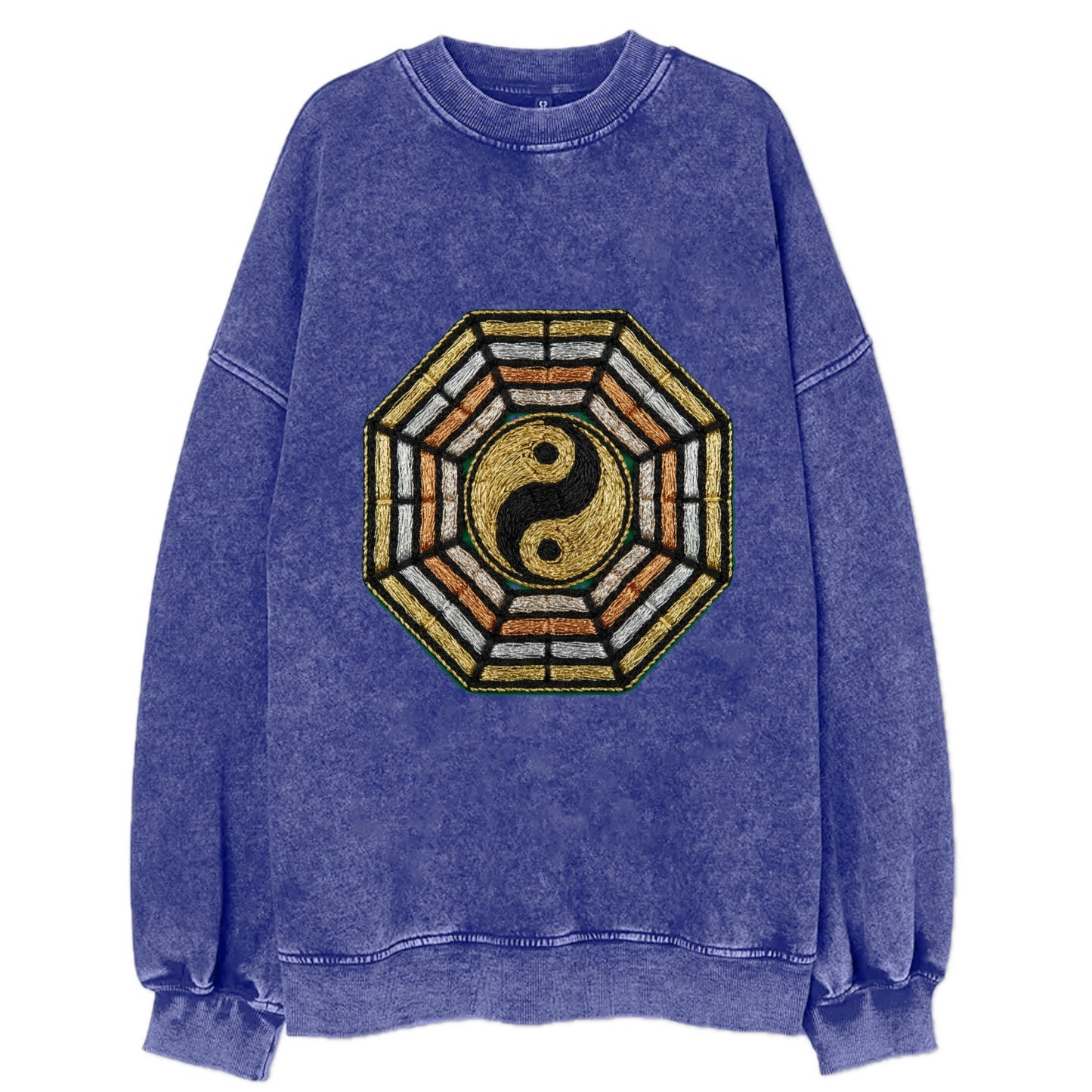 Bagua - Vintage Sweatshirt - Blue