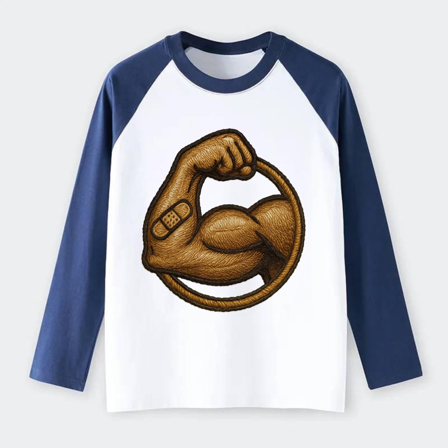 Sore Today Strong Tomorrow  - Raglan Long Sleeve T-Shirt - Blue