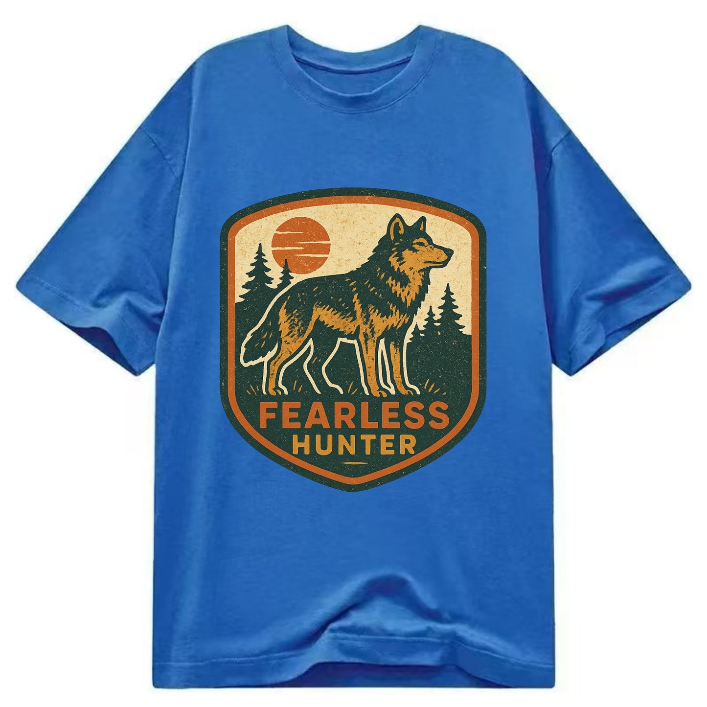 Fearless Hunter  - Classic T-shirt - Blue