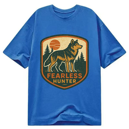 Fearless Hunter  - Classic T-shirt - Blue