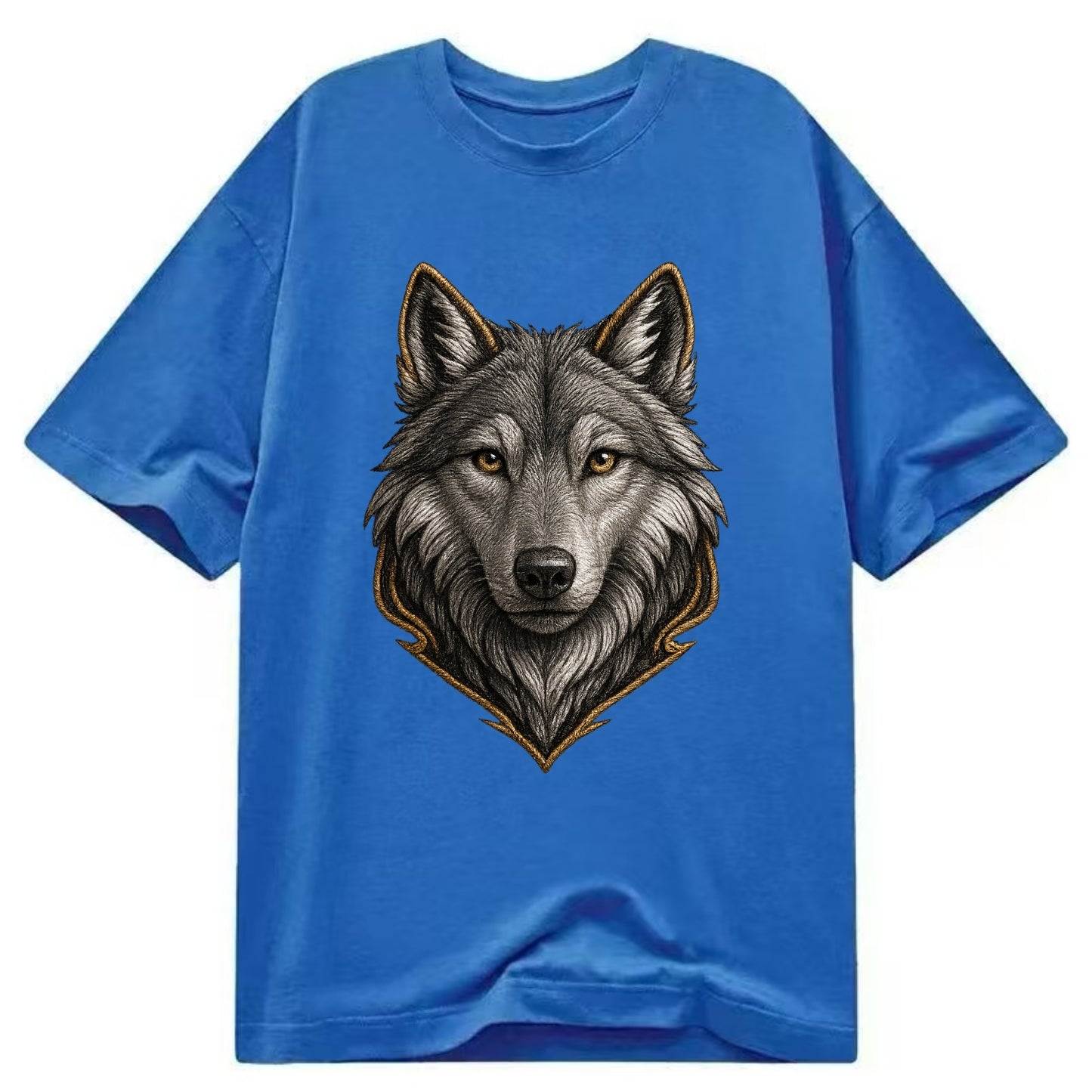 Wolf Totem  - Classic T-shirt - Blue