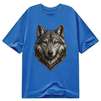 Wolf Totem  - Classic T-shirt - Blue