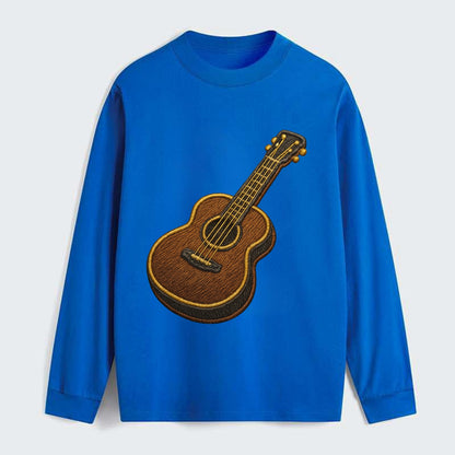 Vintage Guitar  - Classic Long Sleeve Shirt - Blue
