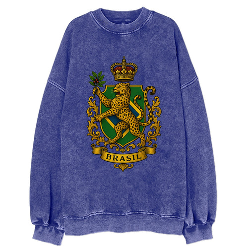 Brazil Jaguar Emblem  - Vintage Sweatshirt