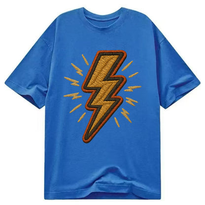 Lightning Bolt  - Classic T-shirt - Blue