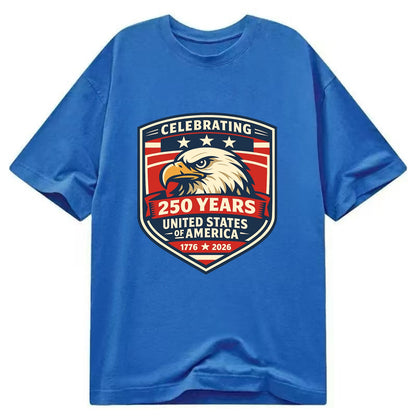 Heritage Eagle Emblem - Classic T-shirt - Blue