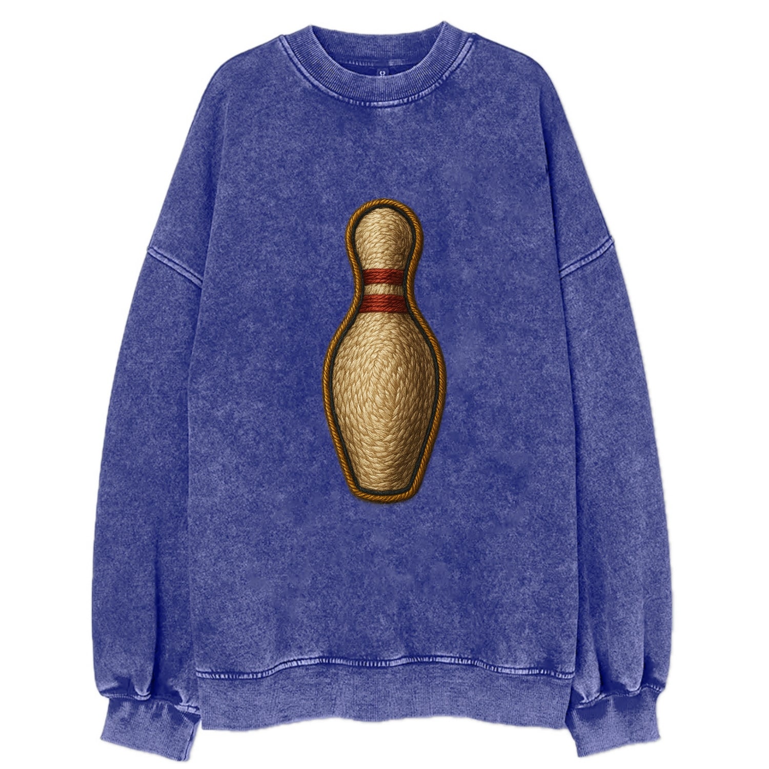 Bowling Pin  - Vintage Sweatshirt - Blue