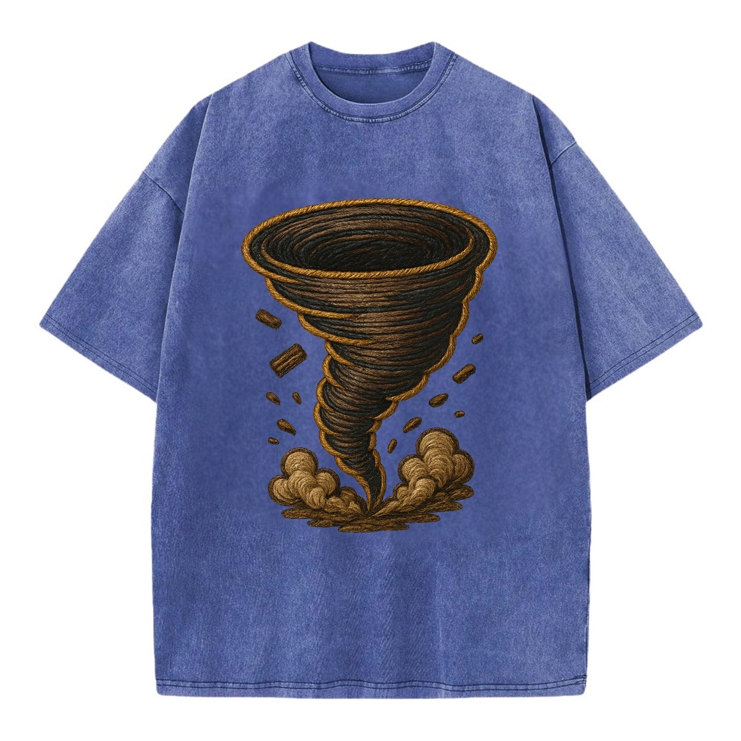 Tornado  - Vintage T-shirt - Blue