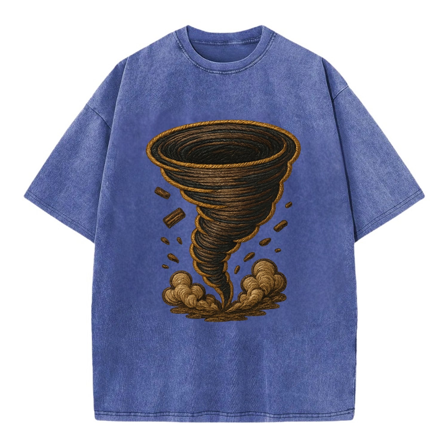 Tornado  - Vintage T-shirt - Blue