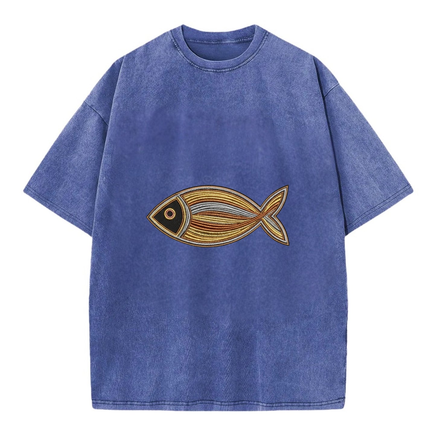 Ichthys - Vintage T-shirt - Blue