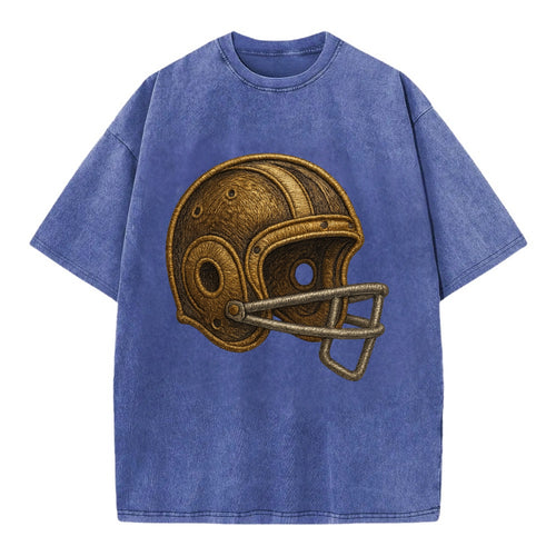 Football Helmet  - Vintage T-shirt