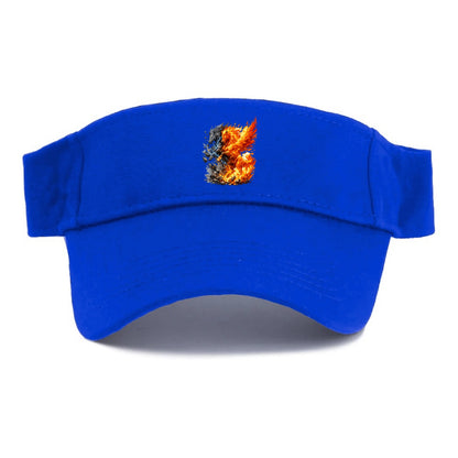 THUNDER FIRE | Horse combining lightning and flame | Electric fire | Storm energy | Dual - Visor - Blue