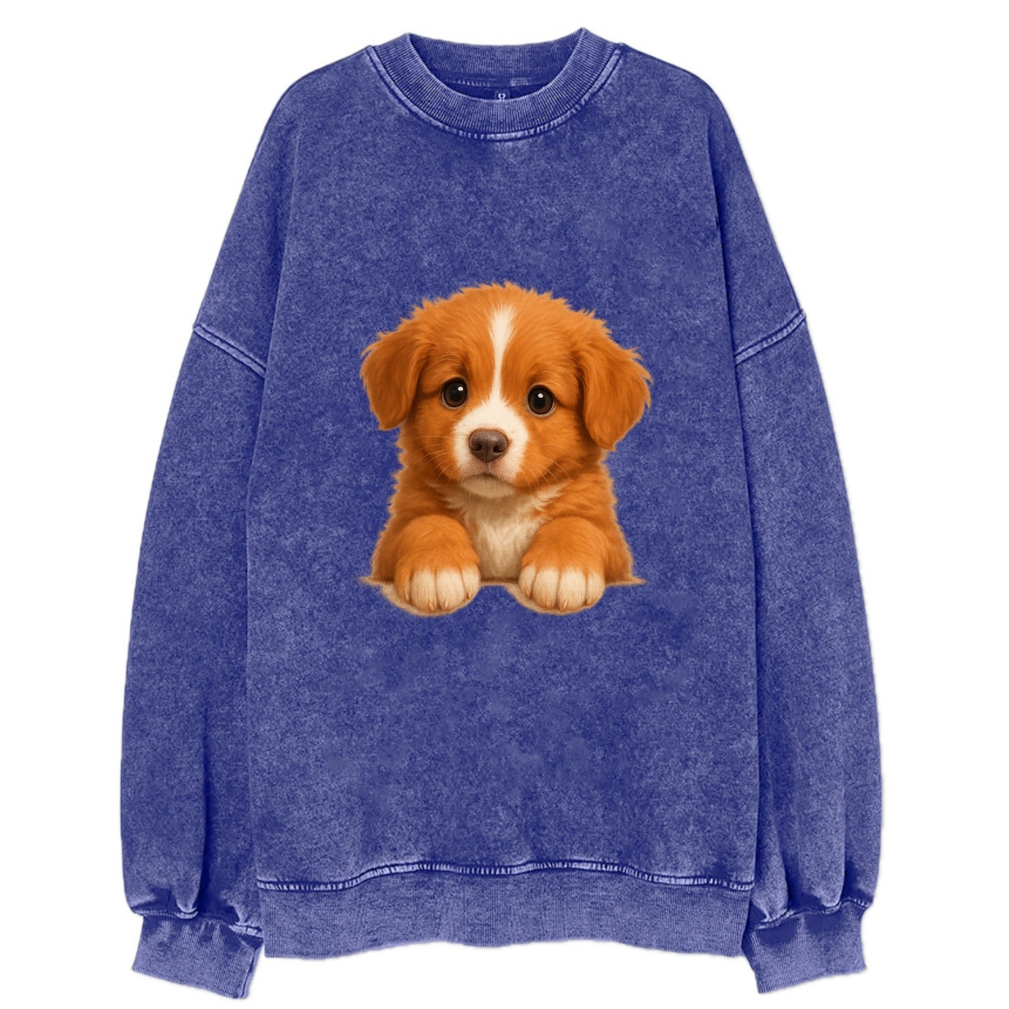 Nova Scotia Duck Tolling Retriever  - Vi - Vintage Sweatshirt - Blue