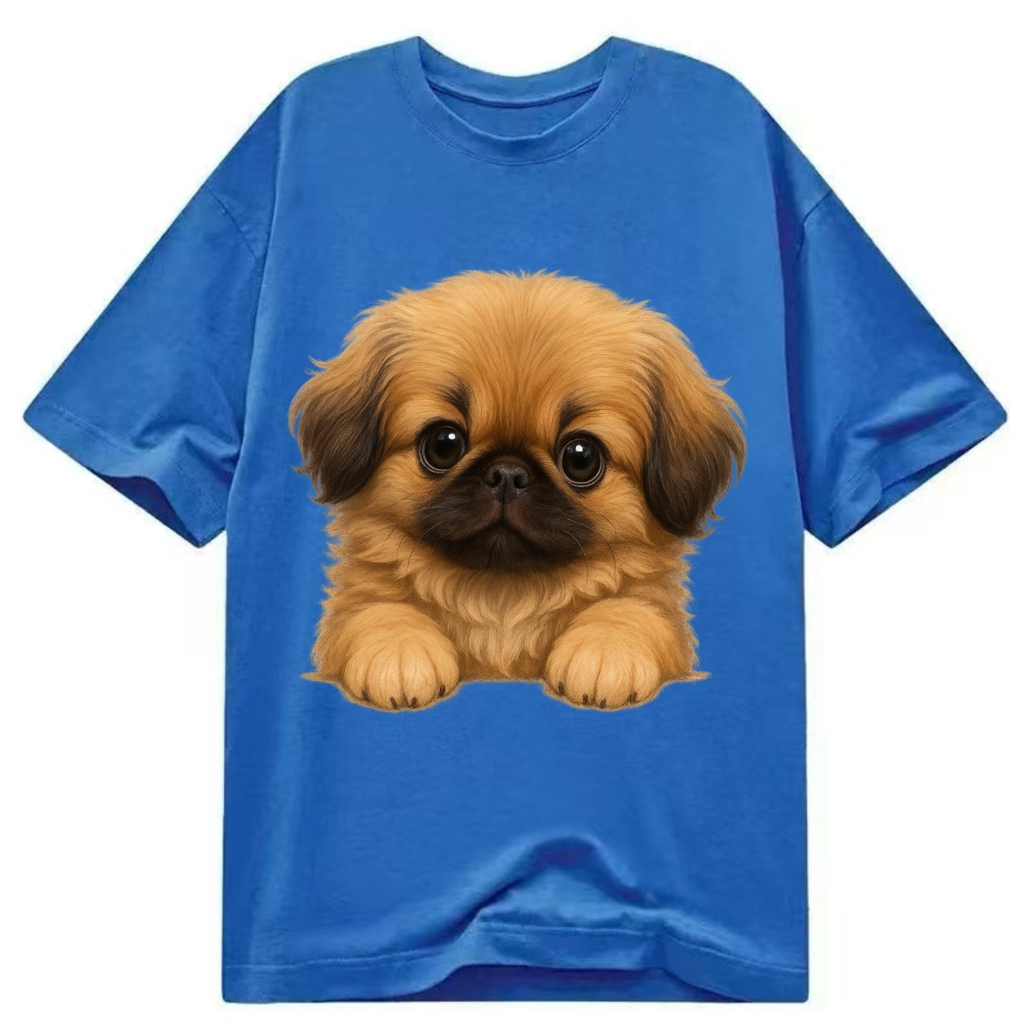 Pekingese  - Classic T-shirt - Blue