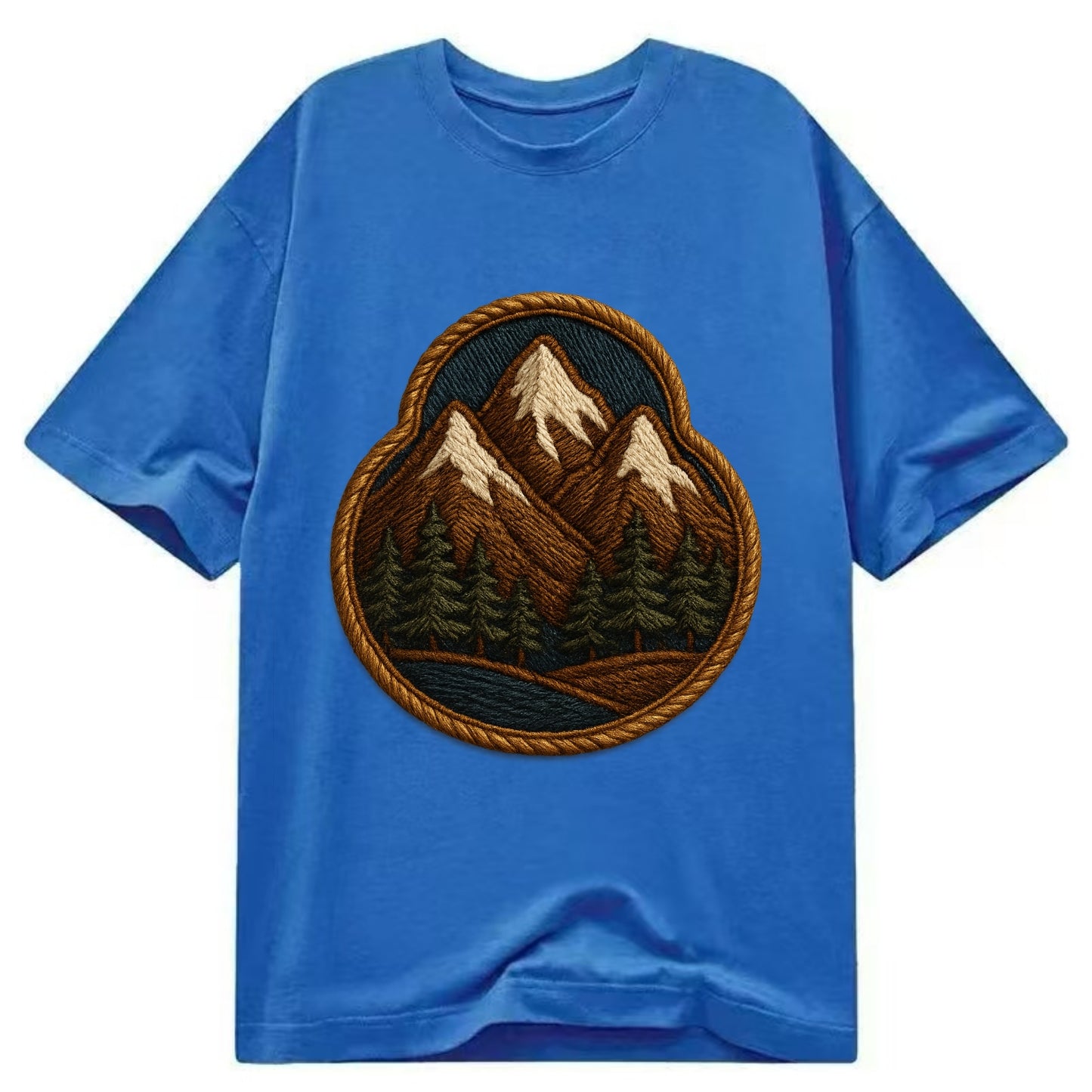 Mountain Range  - Classic T-shirt - Blue