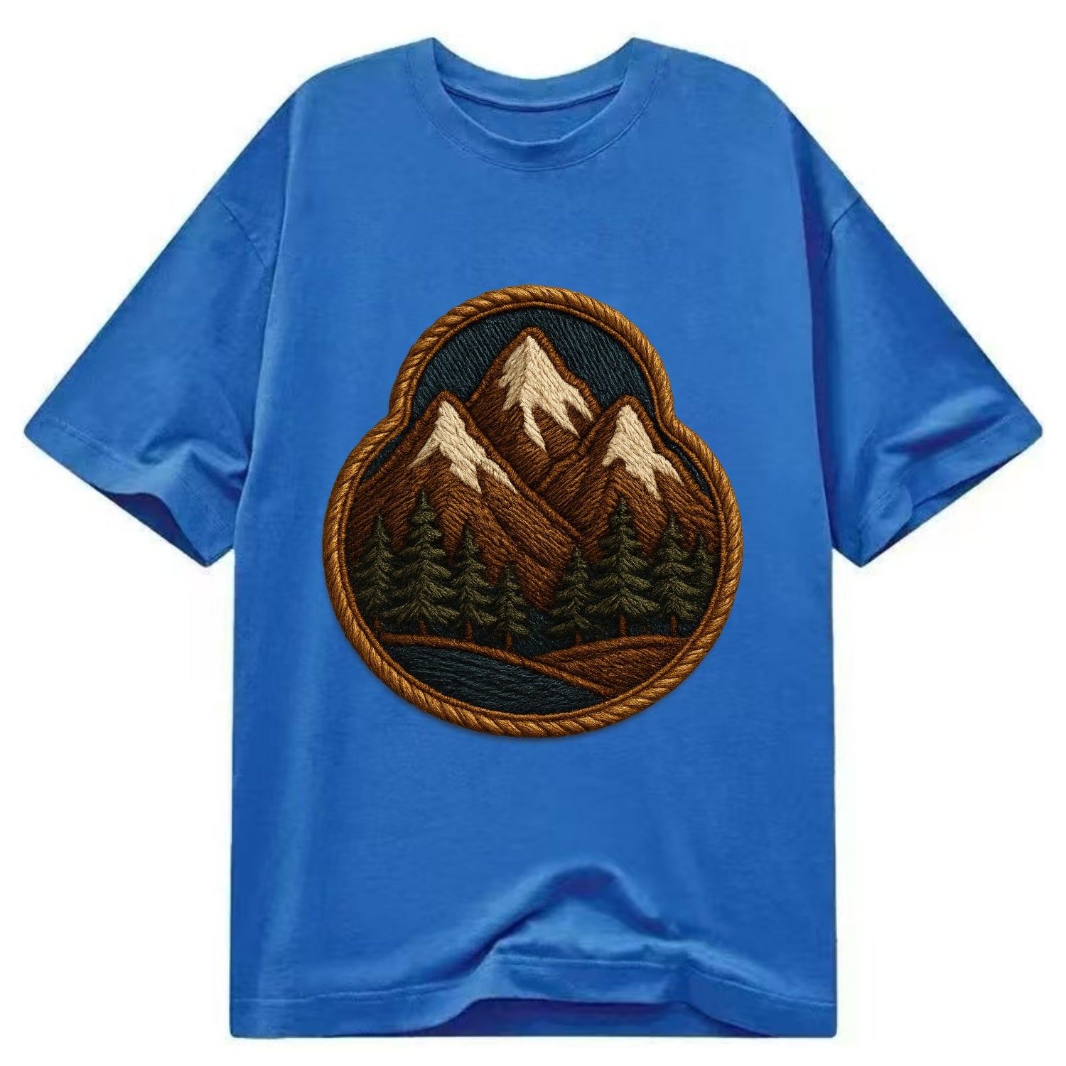 Mountain Range  - Classic T-shirt - Blue