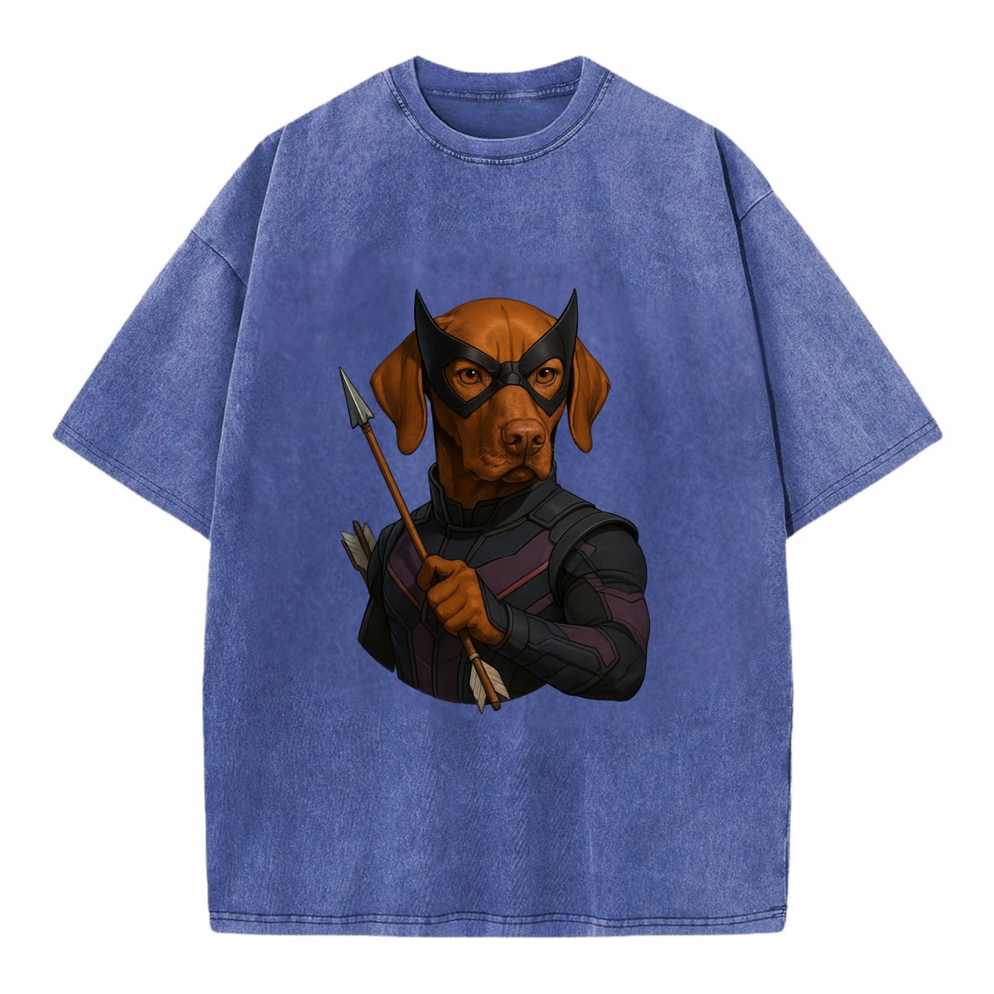 Vizsla Hawkeye  - Vintage T-shirt - Blue
