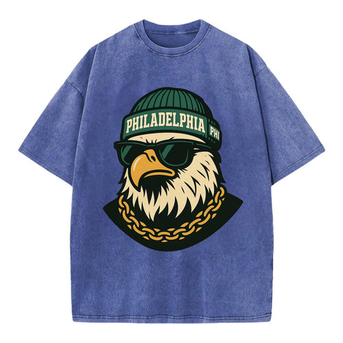 eagle philadelphia phi green us East - Vintage T-shirt
