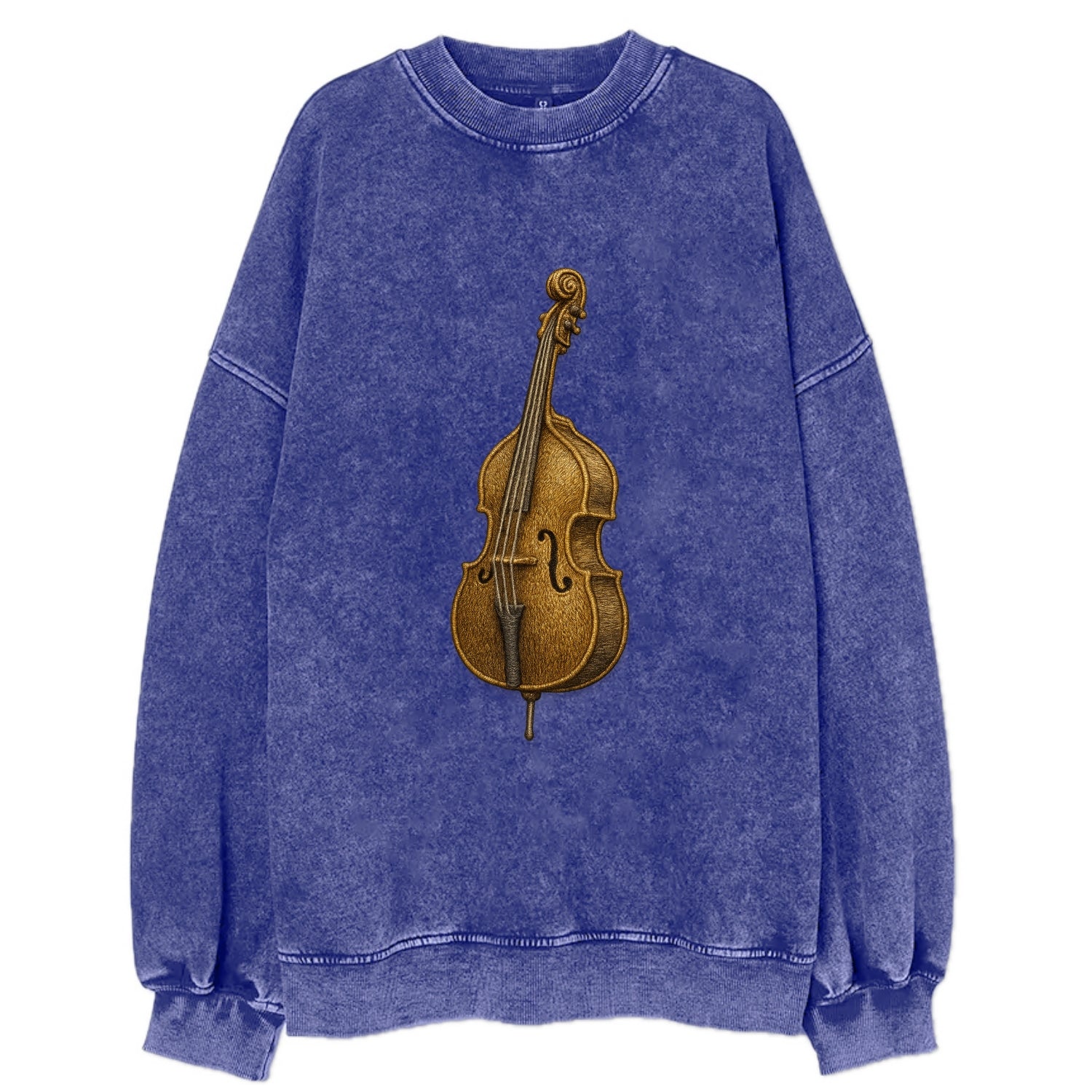 Acoustic Bass  - Vintage Sweatshirt - Blue