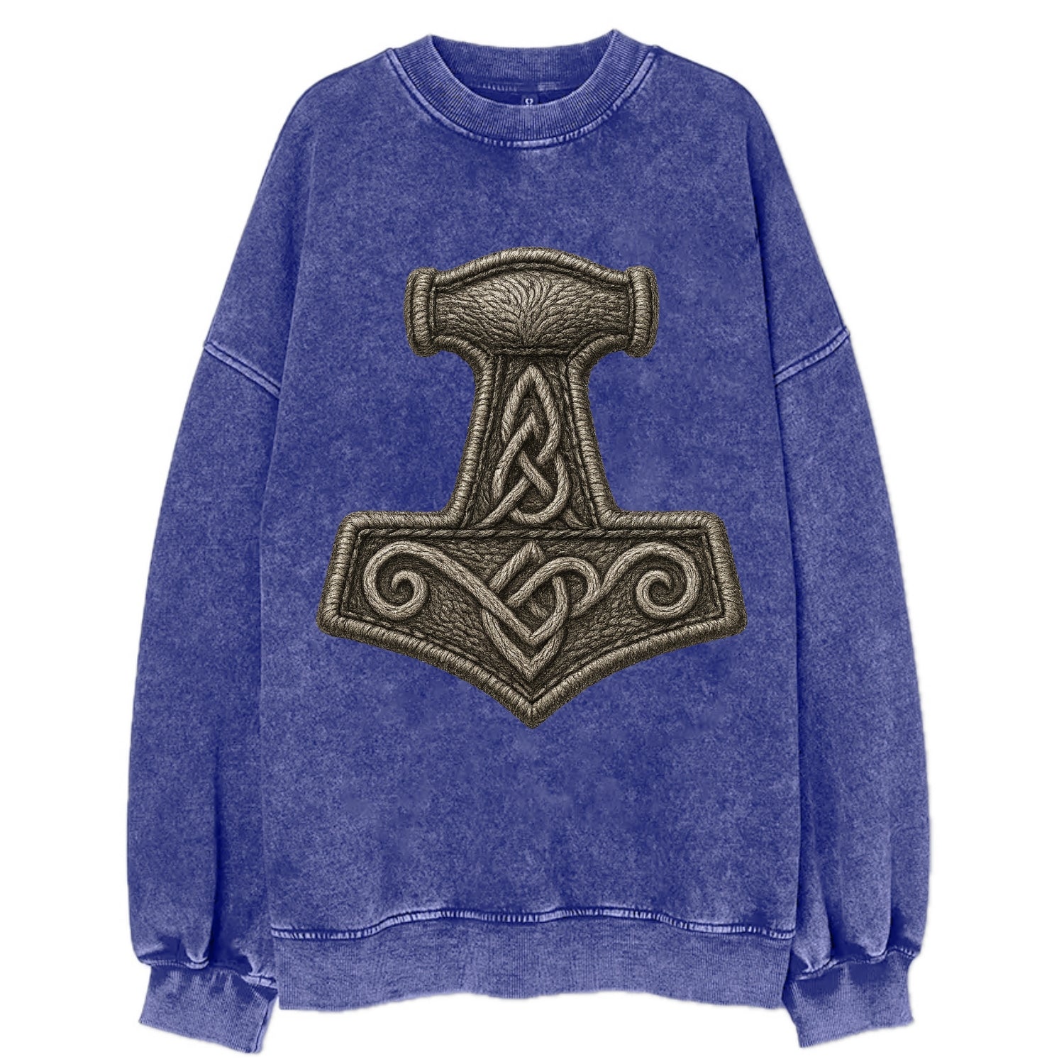 Mjolnir  - Vintage Sweatshirt - Blue