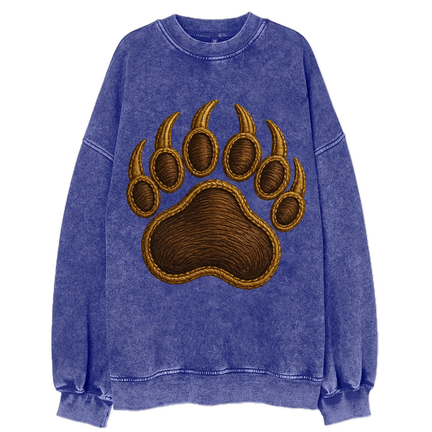 Bear Paw  - Vintage Sweatshirt - Blue