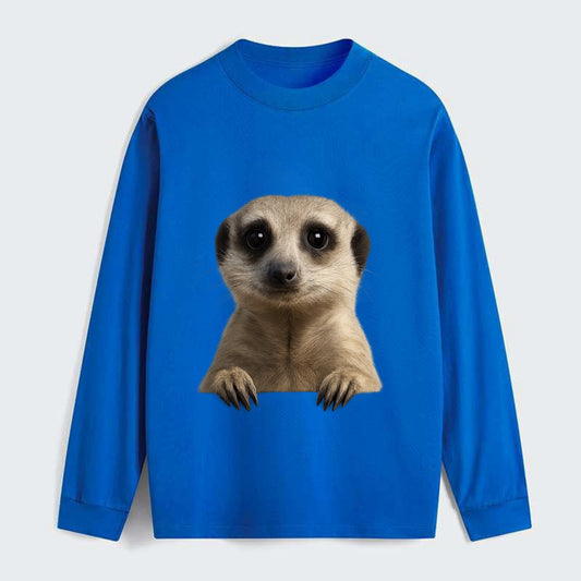 Meerkat  - Classic Long Sleeve Shirt - Blue