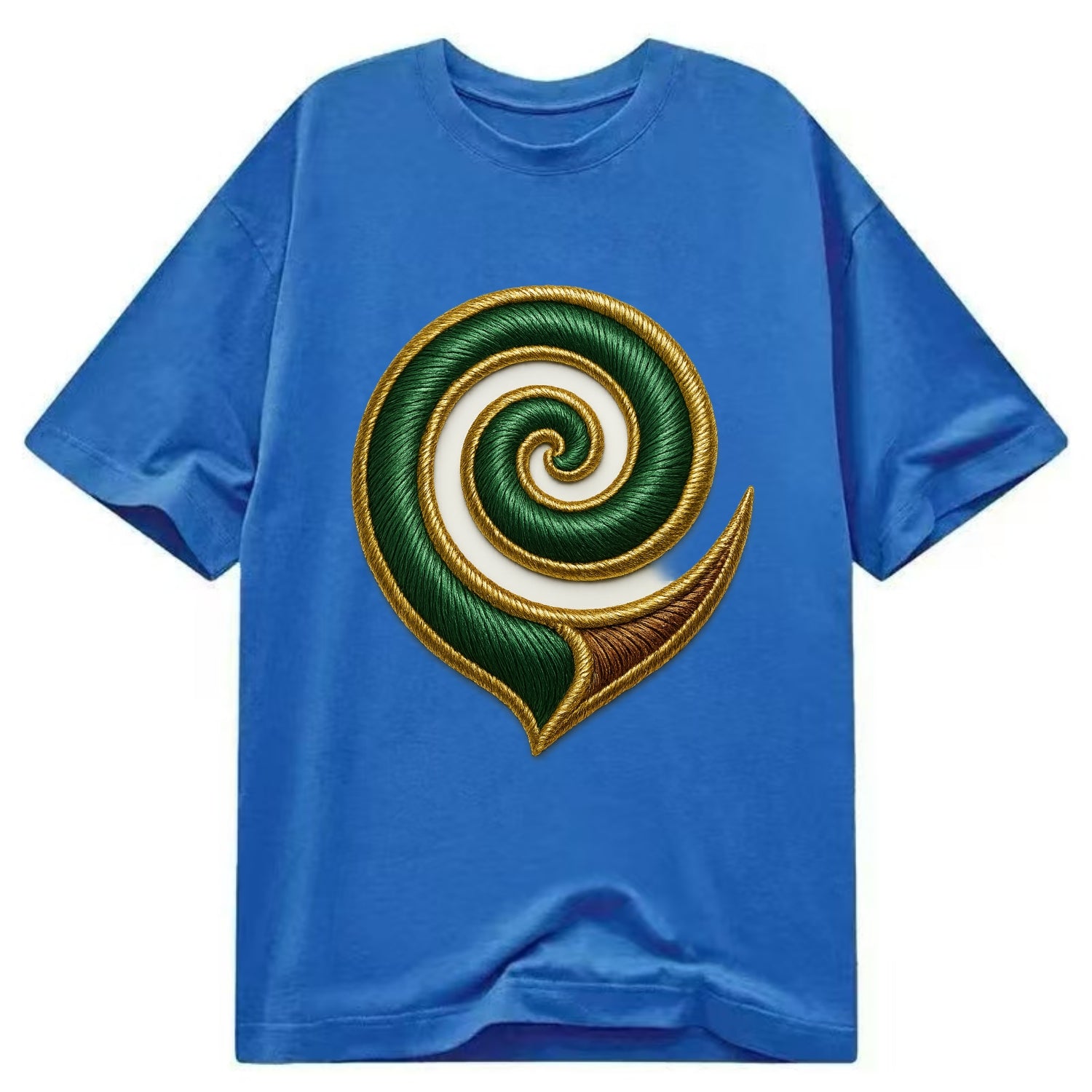 Maori Koru  - Classic T-shirt - Blue