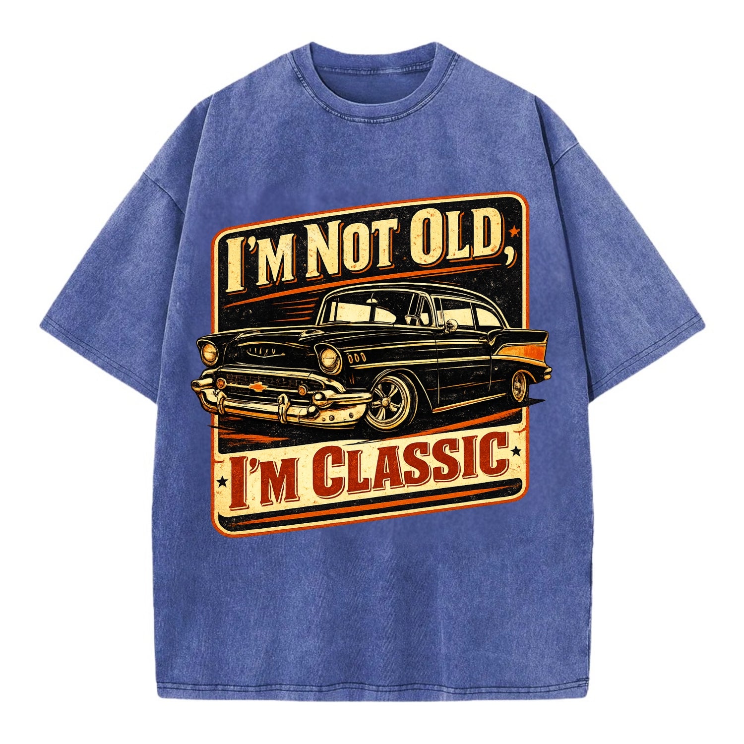 I'm Not Old I'm Classic - Vintage T-shirt - Blue