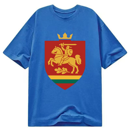 Lithuania Royal Logo  - Classic T-shirt - Blue