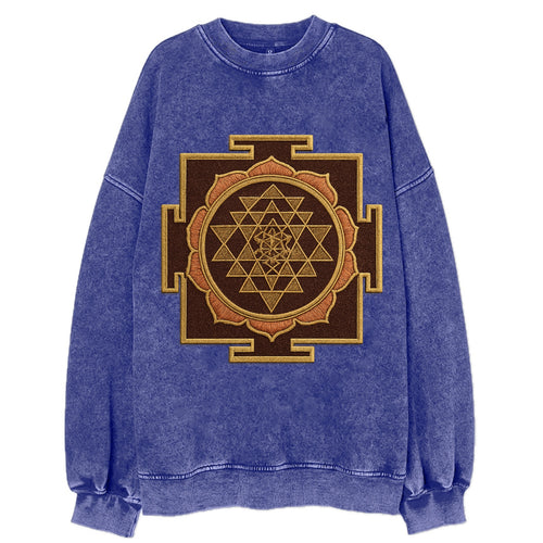 Sri Yantra  - Vintage Sweatshirt