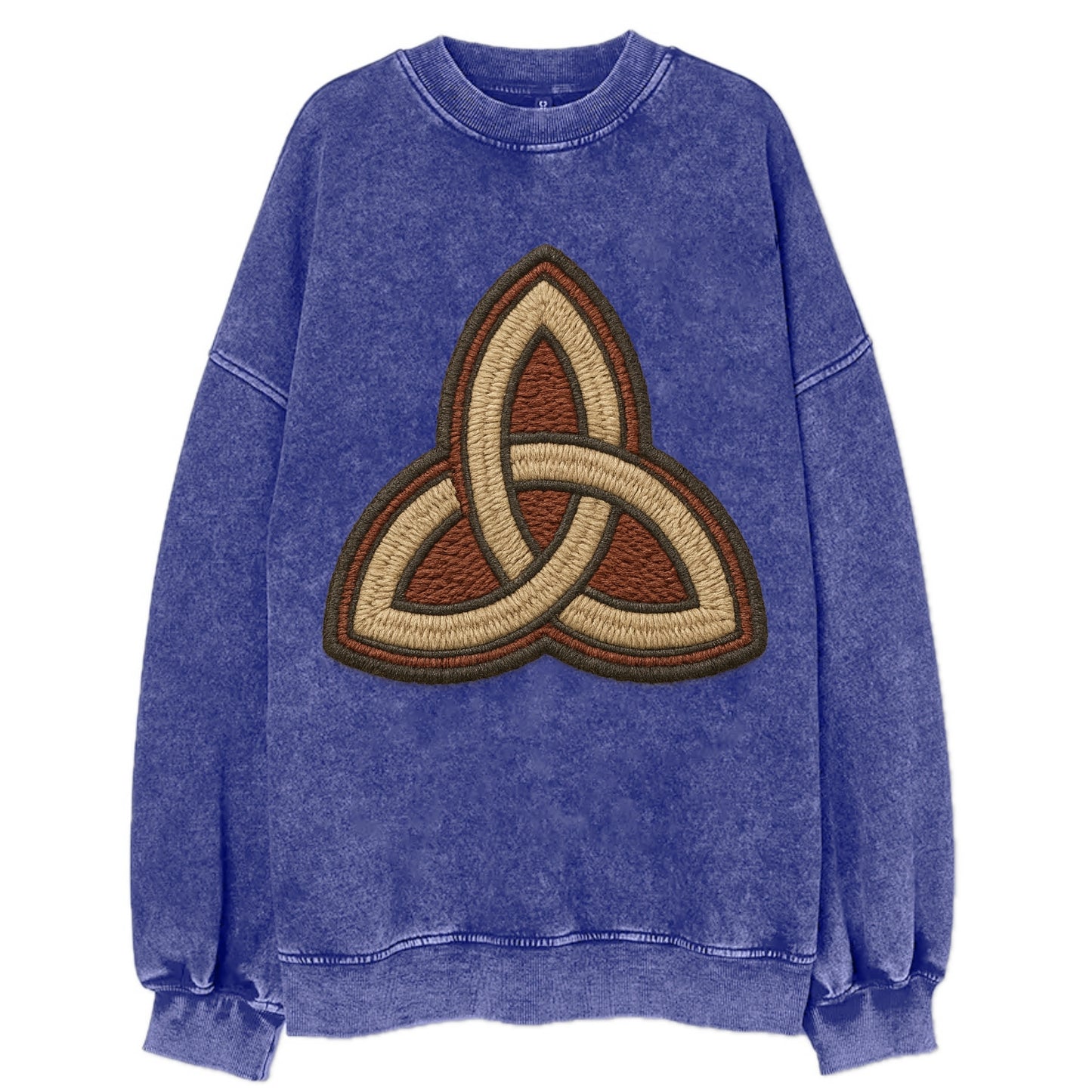 Trinity Knot  - Vintage Sweatshirt - Blue