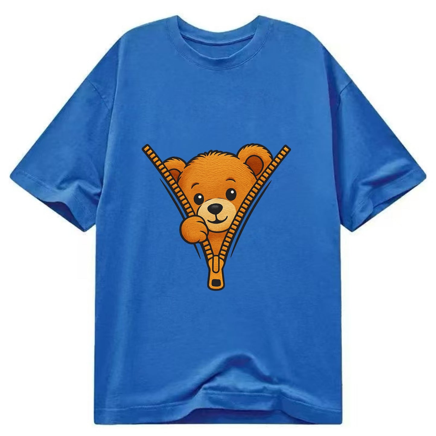 zipper bear - Classic T-shirt - Blue