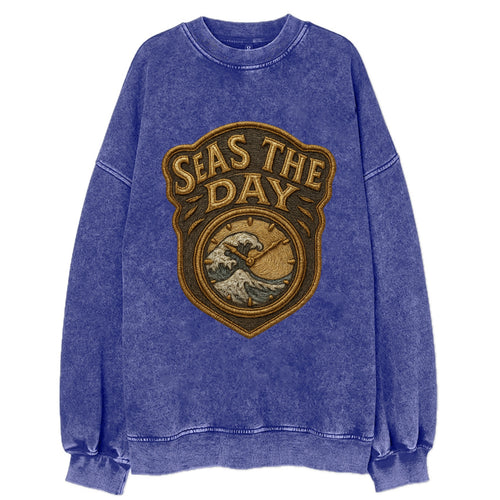 Seas The Day  - Vintage Sweatshirt
