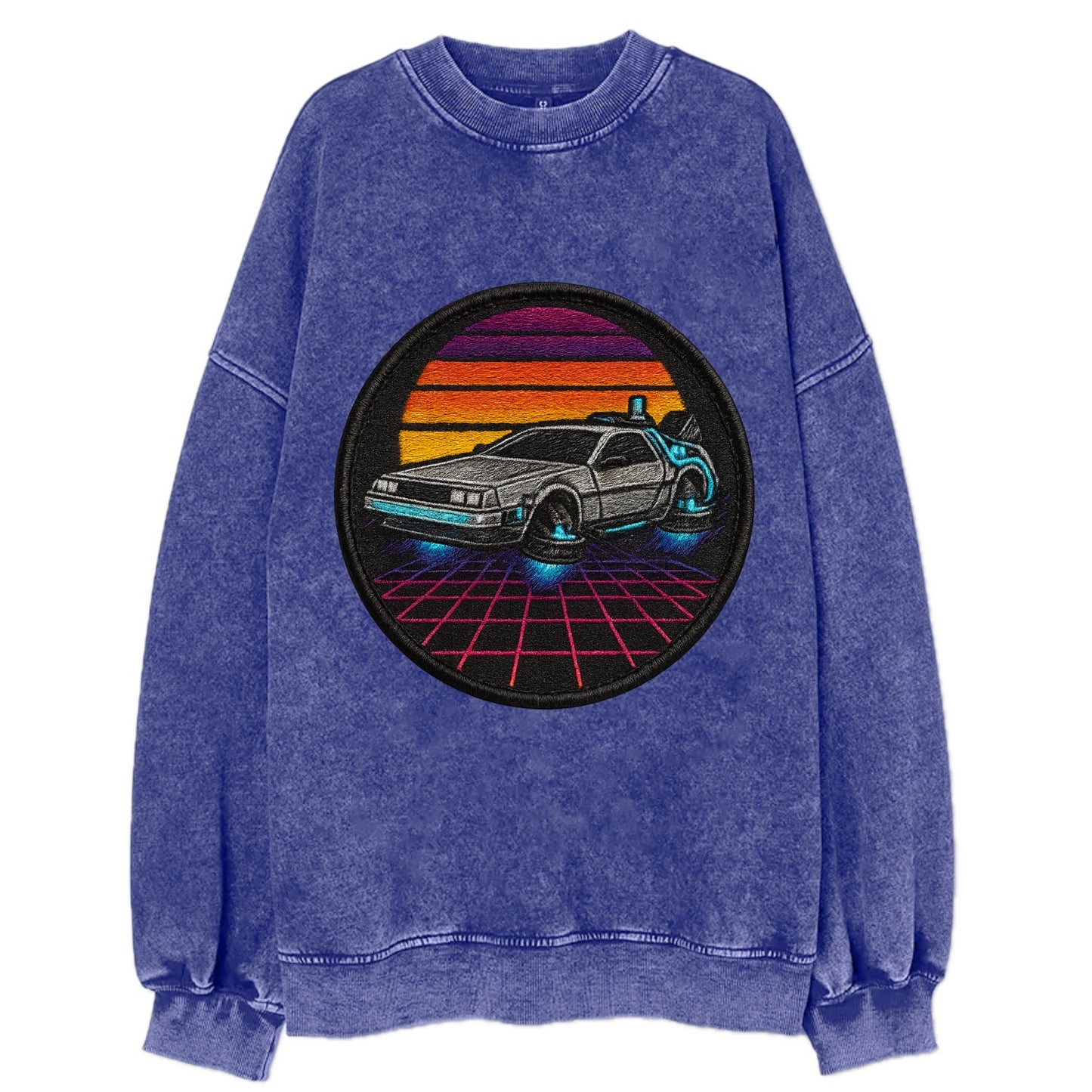 Retro Future - Vintage Sweatshirt - Blue