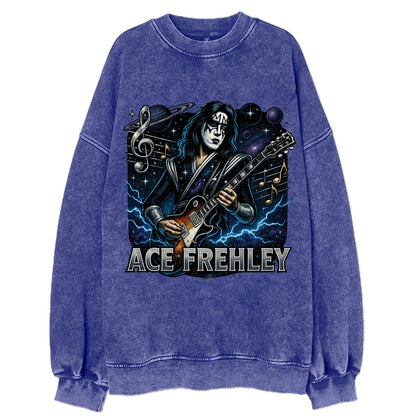 Ace Musical Cosmos - Vintage Sweatshirt - Blue