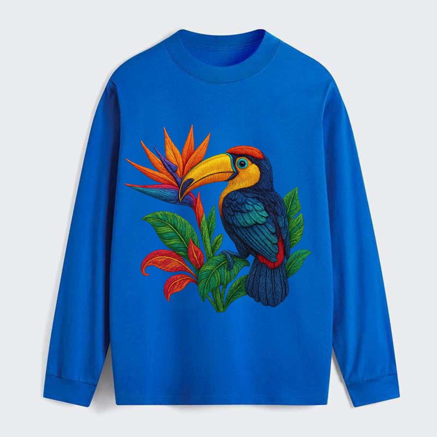 Toucan Paradise - Classic Long Sleeve Shirt - Blue