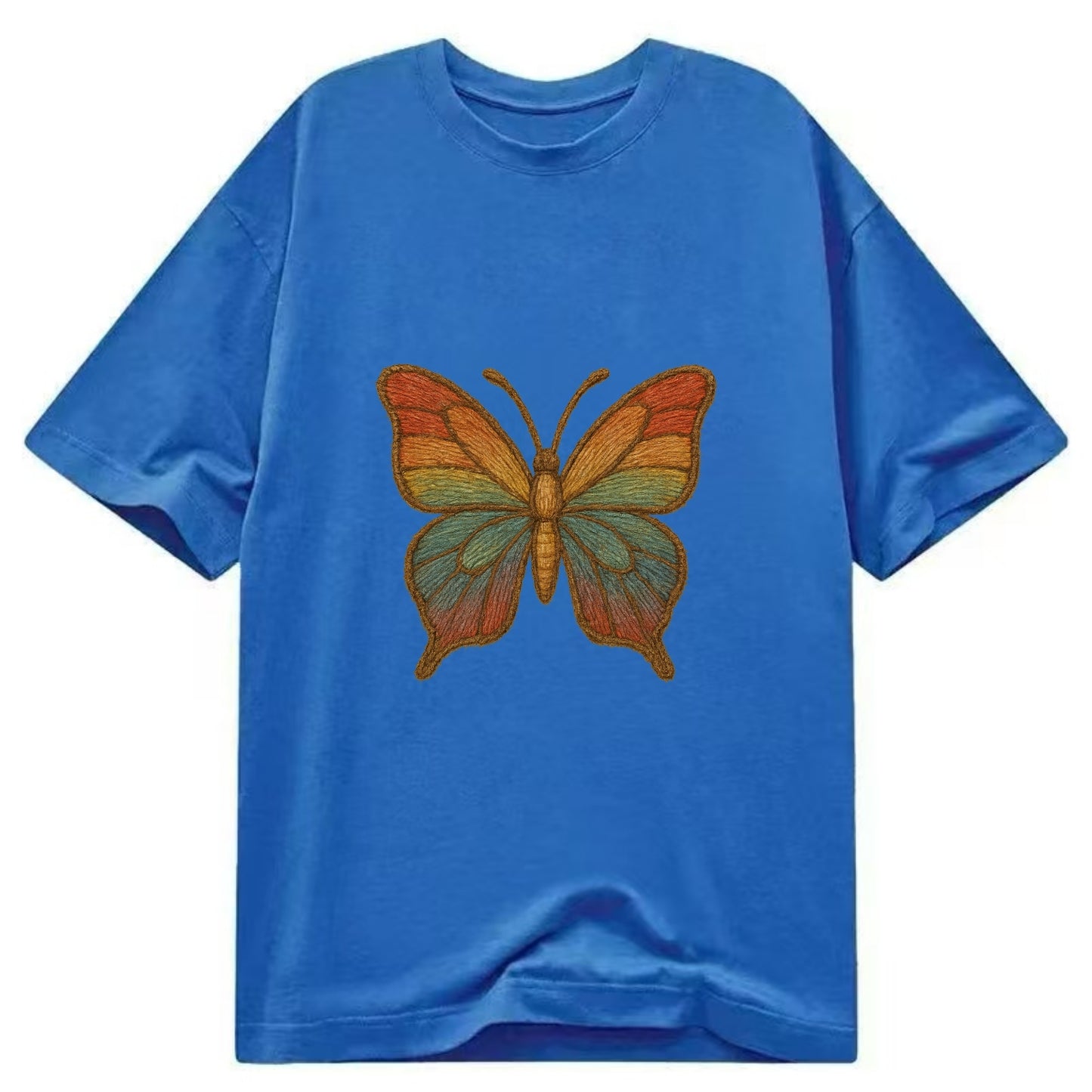 Butterfly Transformation  - Classic T-shirt - Blue