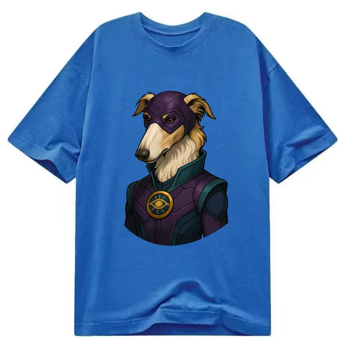 Borzoi Mystic Hero  - Classic T-shirt - Blue
