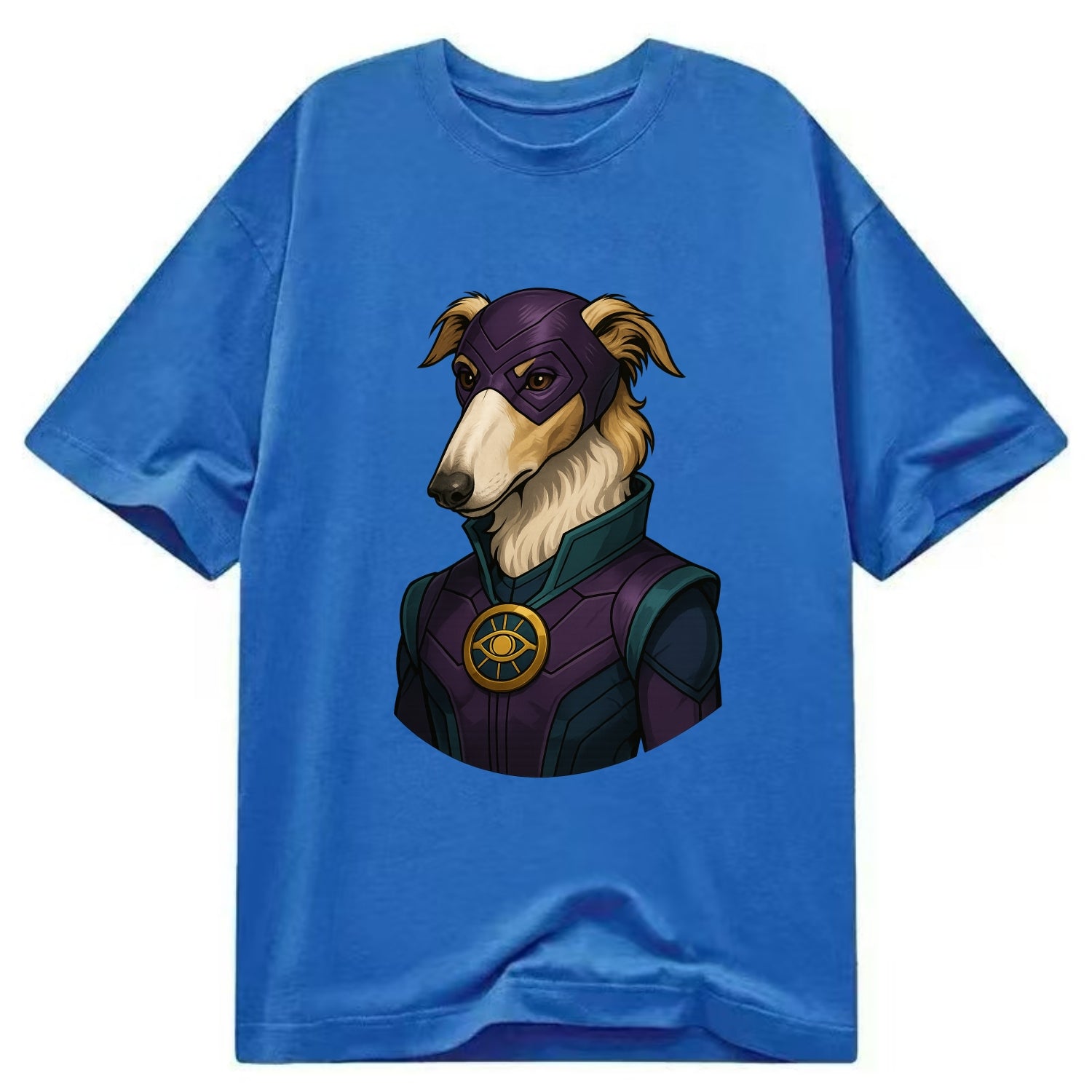 Borzoi Mystic Hero  - Classic T-shirt - Blue