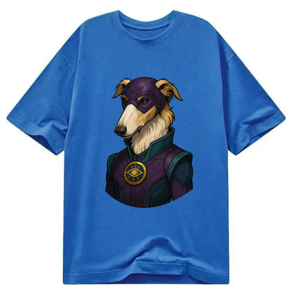 Borzoi Mystic Hero  - Classic T-shirt - Blue