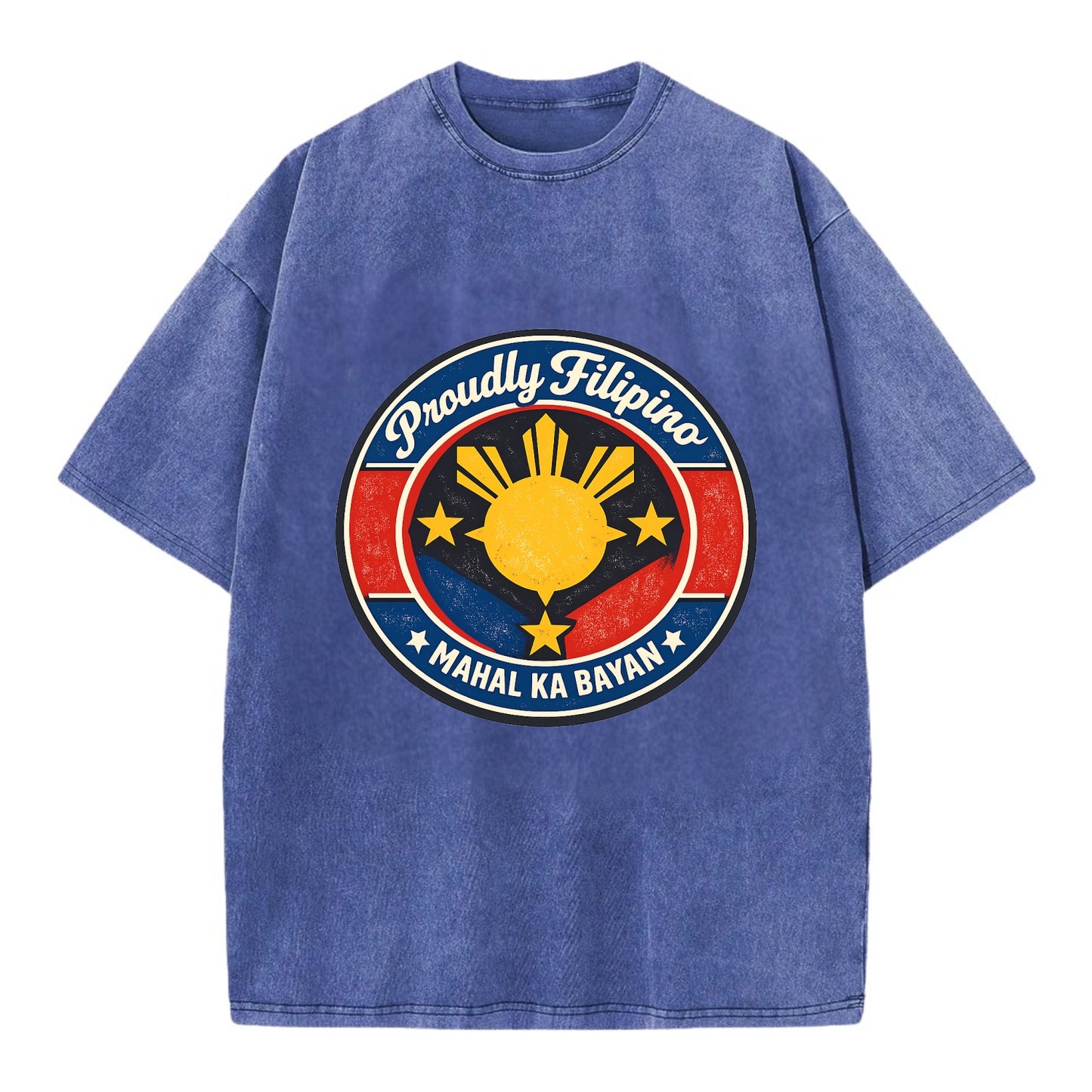 Radiant Philippine Heritage - Vintage T-shirt - Blue