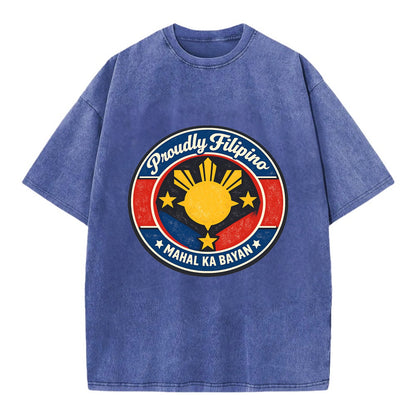 Radiant Philippine Heritage - Vintage T-shirt - Blue