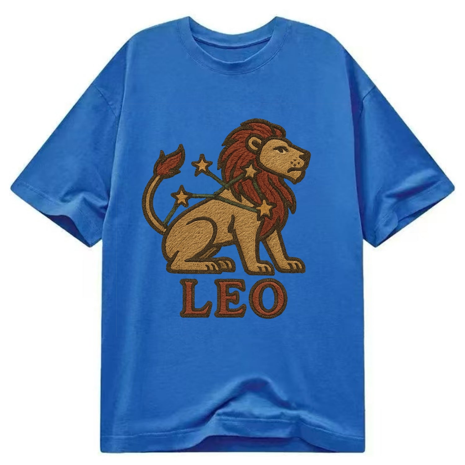 Leo Lion  - Classic T-shirt - Blue