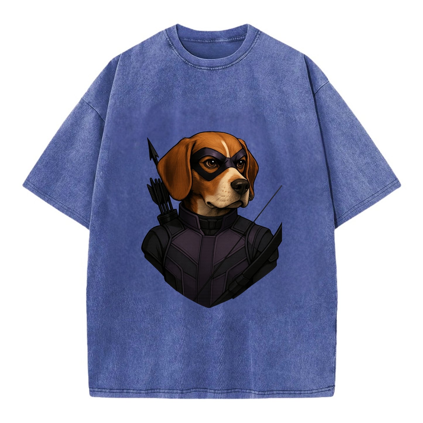 Beagle Hawkeye  - Vintage T-shirt - Blue
