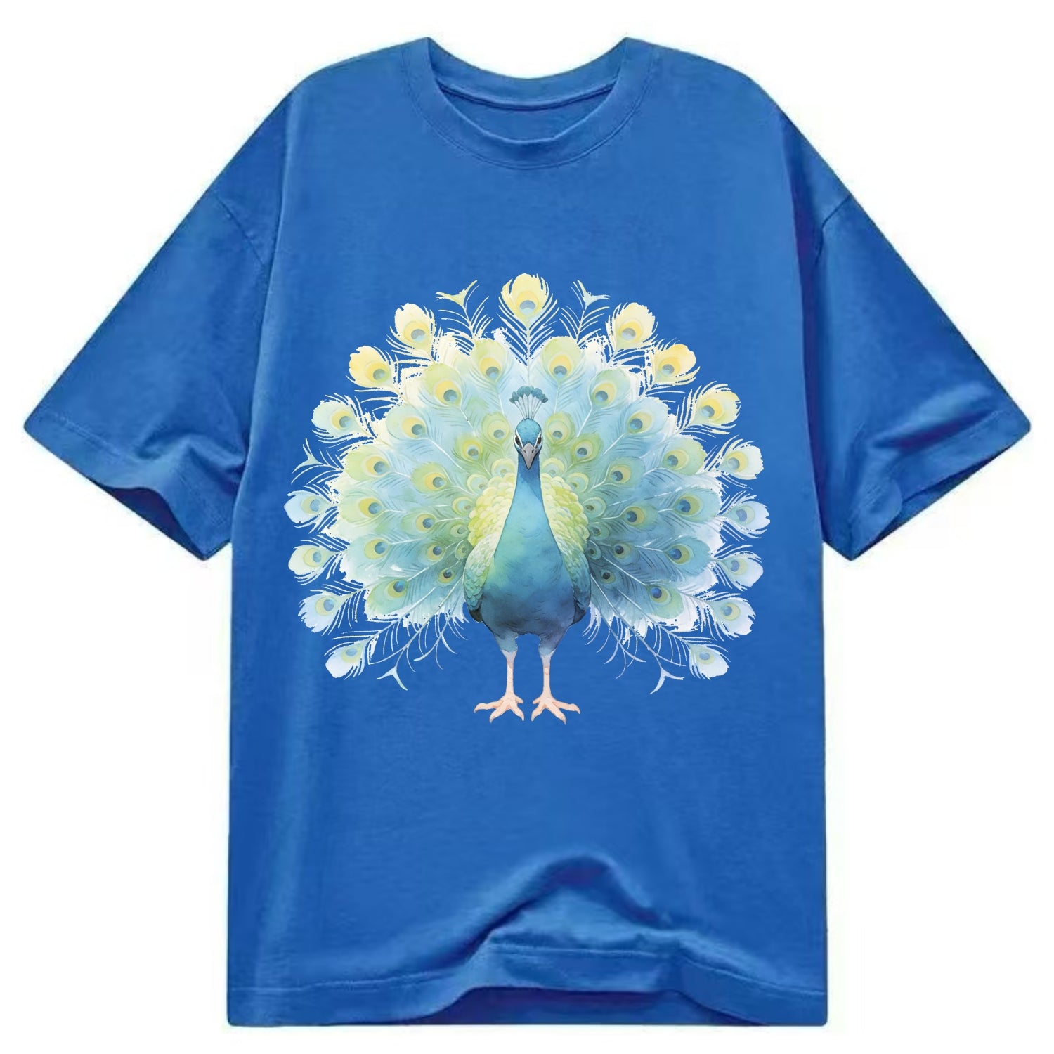 Peacock - Classic T-shirt - Blue