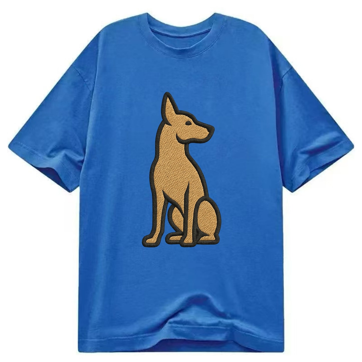 Pharaoh Hound - Tan colored sitting pose Classic T-shirt - Blue