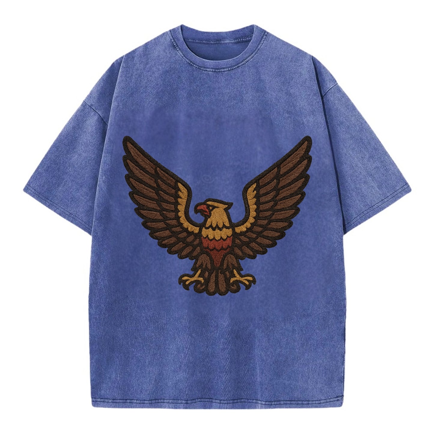 Eagle Wings  - Vintage T-shirt - Blue