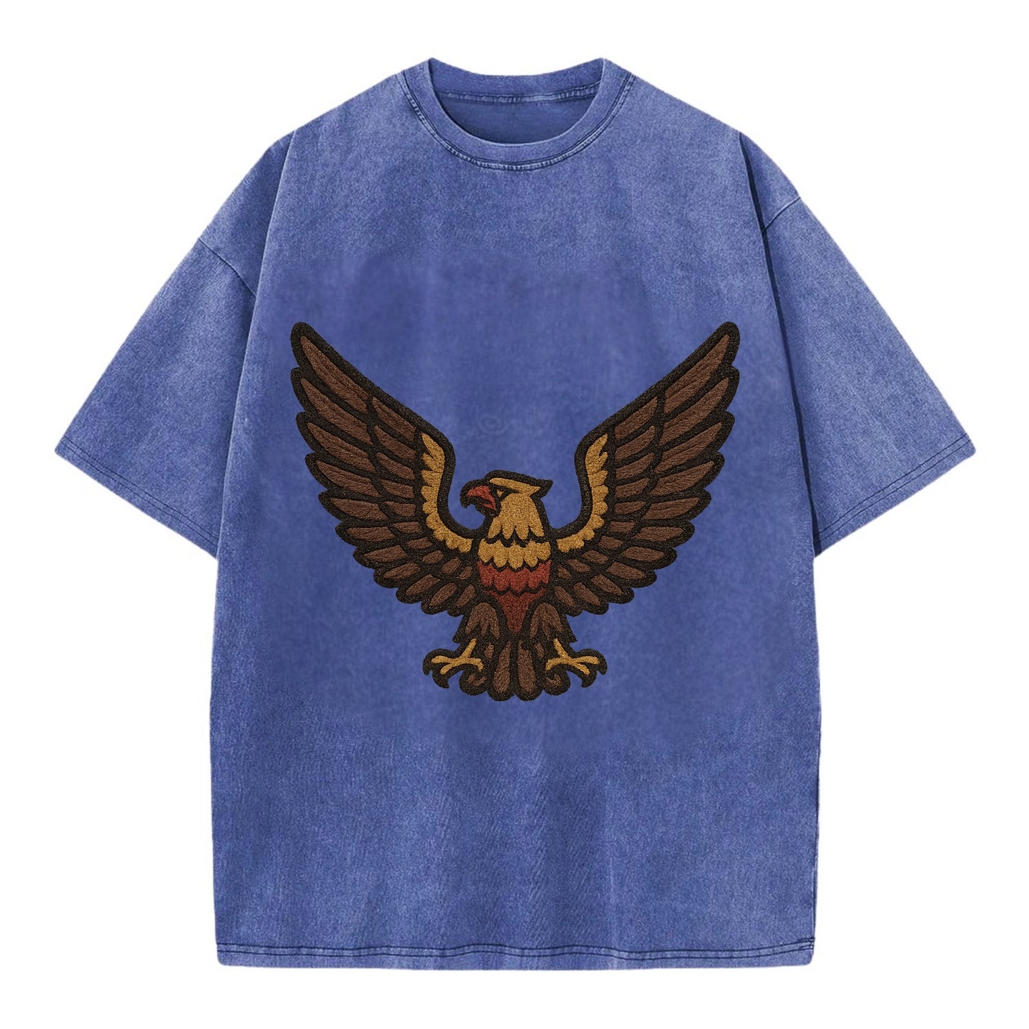 Eagle Wings  - Vintage T-shirt - Blue