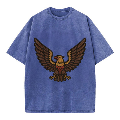 Eagle Wings  - Vintage T-shirt - Blue