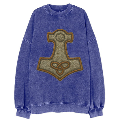 Mjolnir - Vintage Sweatshirt - Blue
